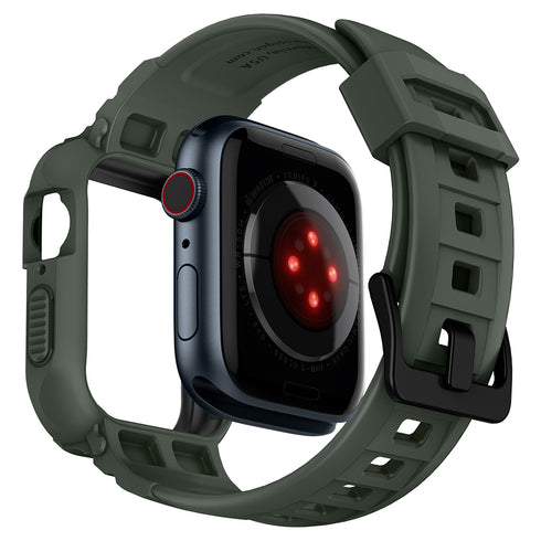 Spigen כיסוי+רצועה ל-Apple Watch Series (45mm / 44mm) – Rugged Armor Pro
